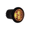 Blixtljus LED orange för infällnad - E-godkänd enligt R65 