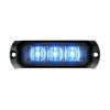 Blått riktat blixtljus LED MS3 - godkänt enligt R65 
