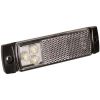 VItt positionsljus LED med reflex - 12/24V