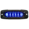 Blått riktat blixtljus LED XT6 - godkänt enligt R65