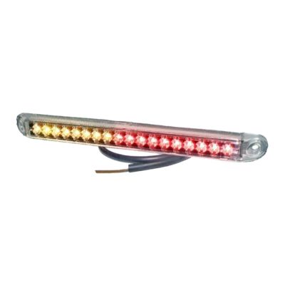 REAR LIGHT BACK-STOP  24V 2.5M ADR CLEAR