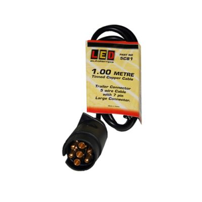 7-PIN 1M TRAILER CONNECTOR 100/150ARM