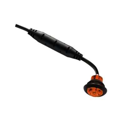 SIDOMARKERING RUND  ORANGE 12/24V 3M