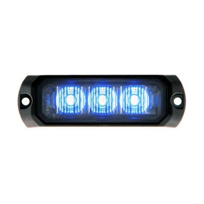 BLIXTLJUS 3 LED BLÅ  12/24V