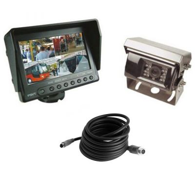 REAR VIEW SYSTEM 7" QUAD SHUTTER CAM