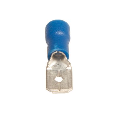 FLAT RECEPTACLE SLEEVE BLUE 4,8MM  1.5-2.5MM 100PCS