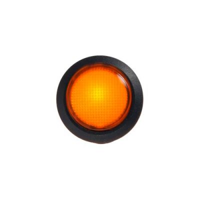 KONTROLLAMPA ORANGE LED 12/24V