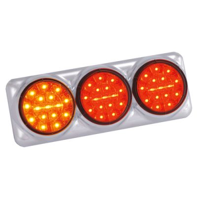 BAKLJUS LED 12/24V  BAK-BROMS-BLINK
