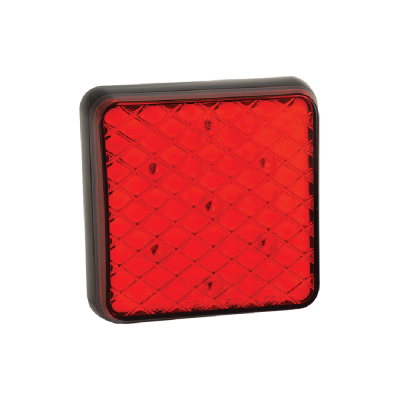 BAKLJUS LED BAK-BROMS 12/24V 100X100MM