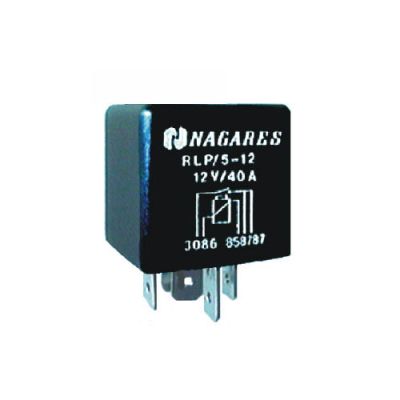 MINIRELÄ 12V 40-15A VÄXLANDE MED RESISTOR