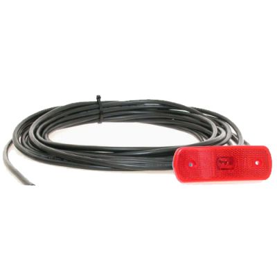 POSITION LIGHT LED 24 V RED WITH 5 W CABLE