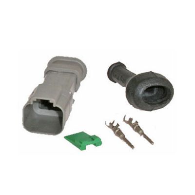 2-PIN MALE DT-CONNECTOR 1.3-2.1MM²