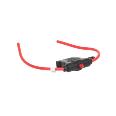 FUSE HOLDER ATO  30A 12/24V LED 3MM²