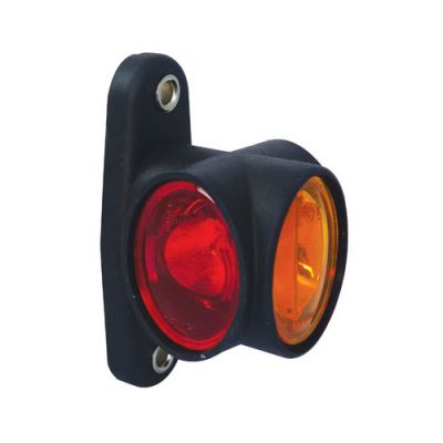 SIDOMARKERING FA3 24V ADR ORANGE/RÖD/VIT 58MM