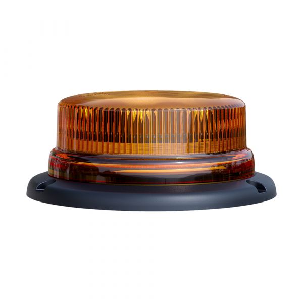 VARNINGSLJUS B22 LED  ORANGE R65 PLANM.
