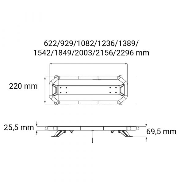 LANDSORT LJUSRAMP R65 KL2