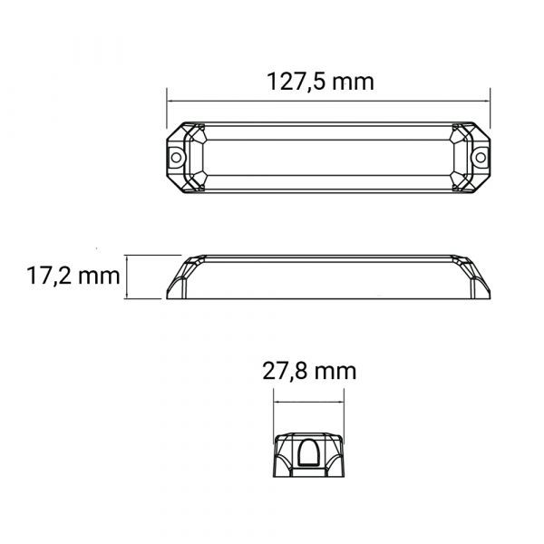 MS6 BLIXTLJUS R65 KL2 20CM KABEL