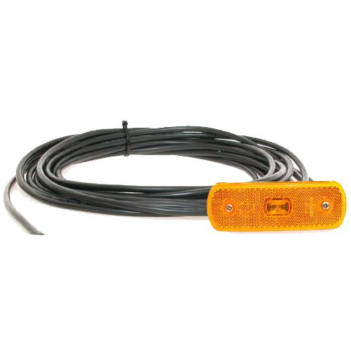 Sidomarkering orange LED med 5 meter kabel - 24V