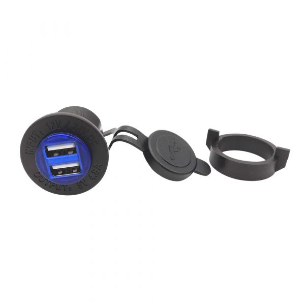 USB SOCKET WITH LID 