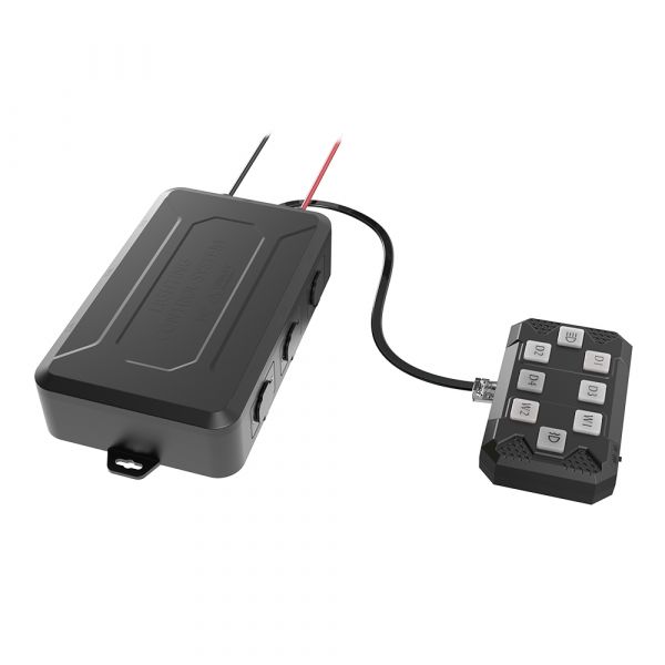 Blackbox - 6 kanalig kopplingsbox för elektrisk utrustning i fordon 