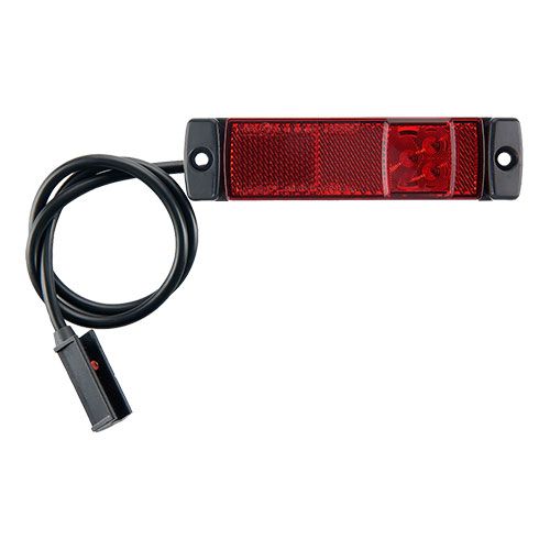 Positionsljus LED 24V med 50 cm kabel - Röd 