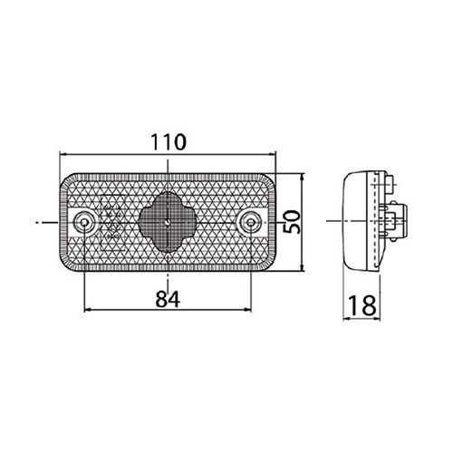 SIDOMARKERING SMD98 24V 2LED JPT