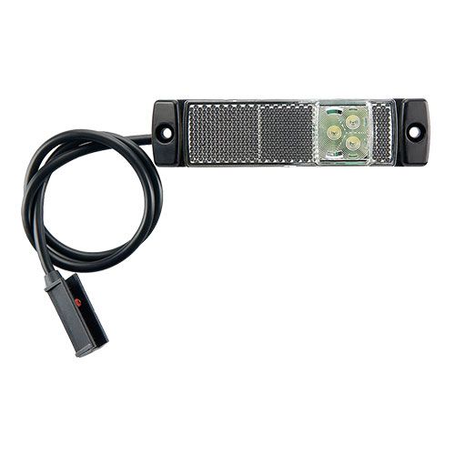 Positionsljus LED 24V med 50 cm kabel - Vit 