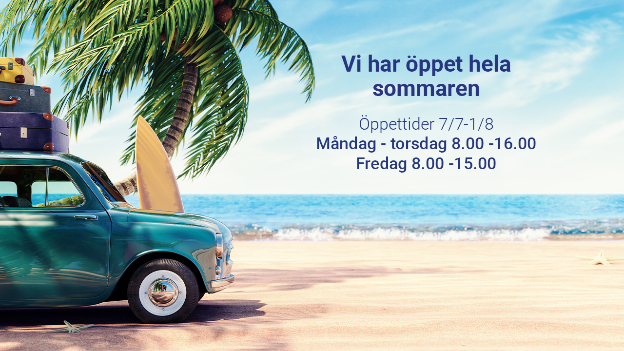 Öppettider sommar