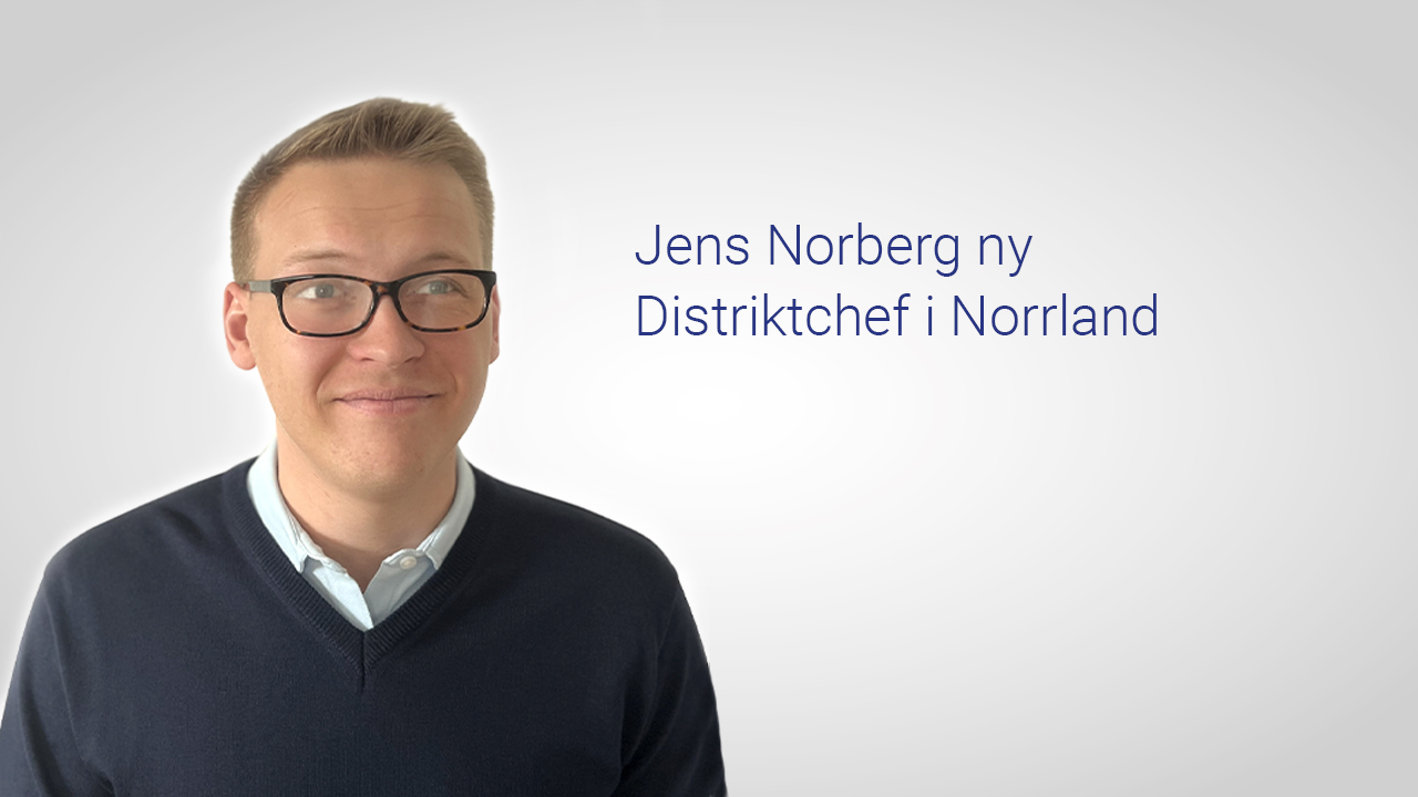 Jen Norberg ny distriktschef Norr