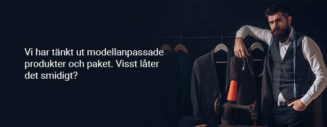 Modellanpassade produkter och paket