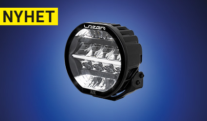 Lazer Lamps Sentinel 7 tum runt extraljus