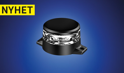 Landsort minipuck varningsljus klar lins