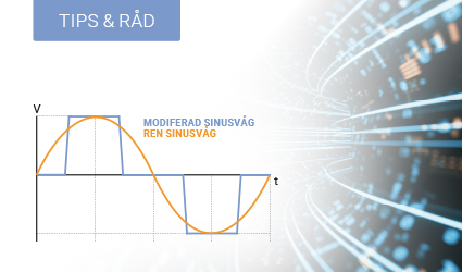 Reder ut sinusvåg för inverter