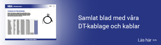 DT-kontakter och kablage