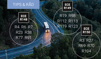 Nya ECE reglementet för fordon enkelt förklarat